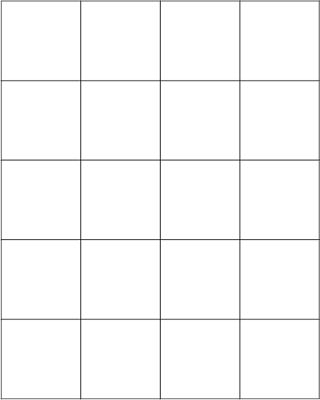 Kaavakuva 2 Lodicula-peiton v&auml;rien suunnittelua varten.